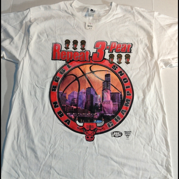 bulls repeat 3 peat shirt